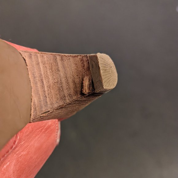 Fidji Leather Mary Jane Heels - Picture 4 of 4